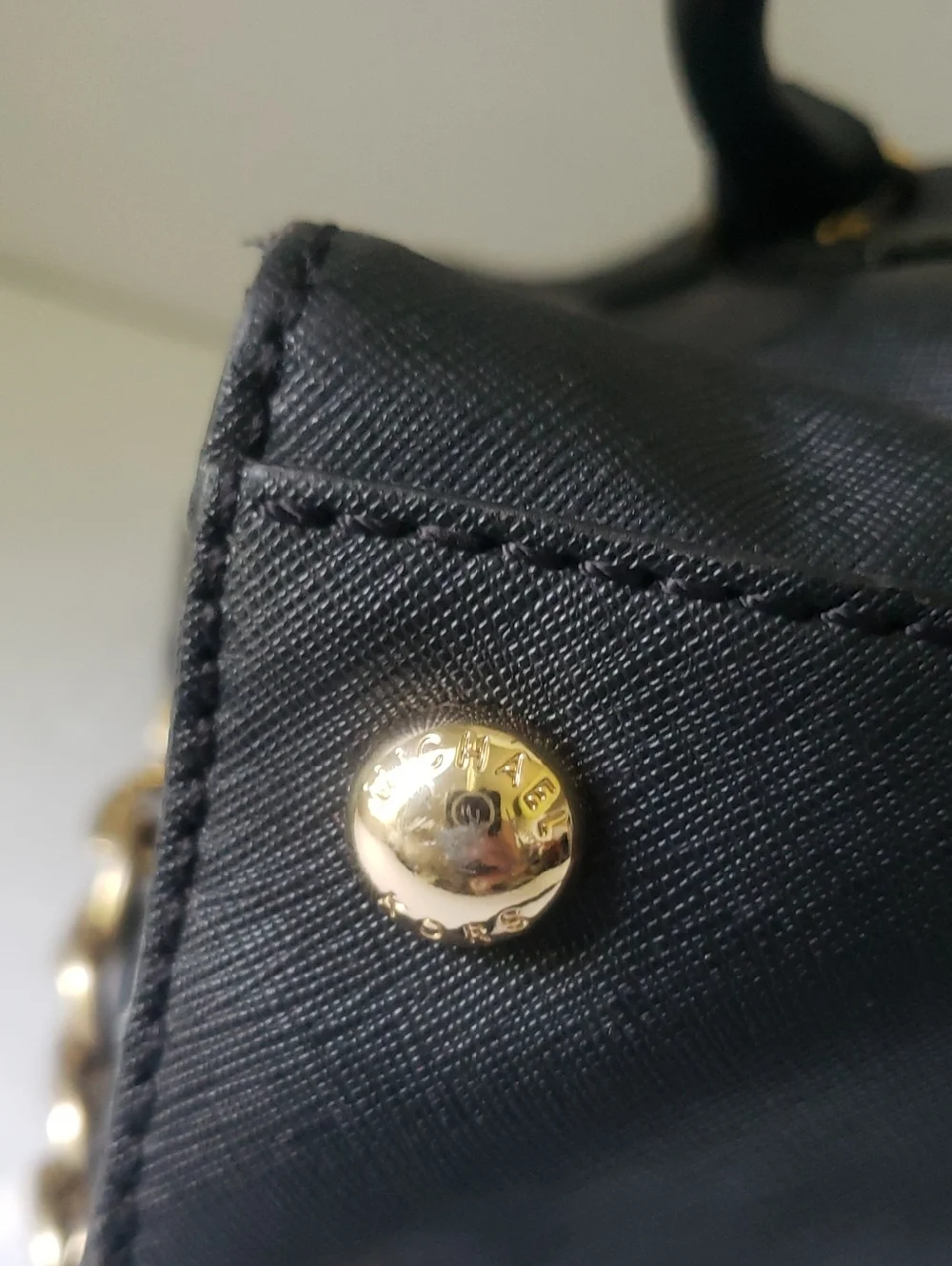 Michael Michael Kors Black Satchel Shoulder Bag